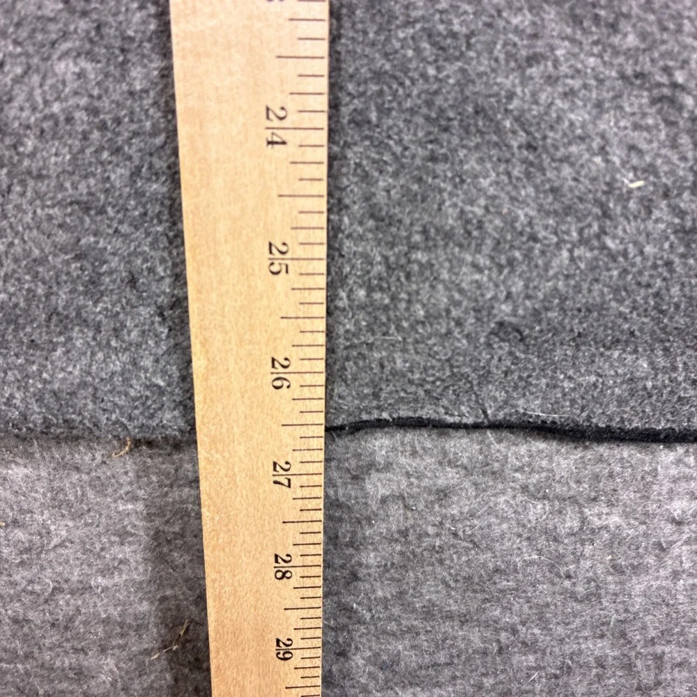 Vintage The North Face Fleece Jacket Men Large Gray Full Zip Distressed Pit Zips